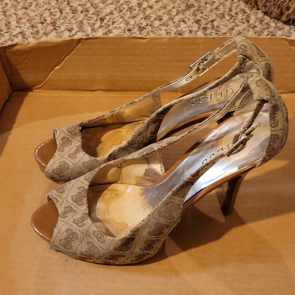 Guess Snake Skin Heels
